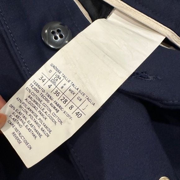 MARELLA Women’s Navy Pants | Size 4 US | Trousers - Picture 7 of 11